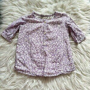 J. Crew Crewcuts purple star top size 2 // 3589